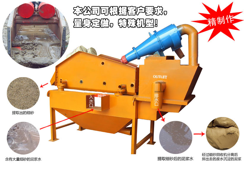 堅石機械專業(yè)生產細沙回收機廠家